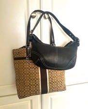 COACH VINTAGE HOBO & TOTE SHOULDER BAGS ($250.00 for both bags) picture
