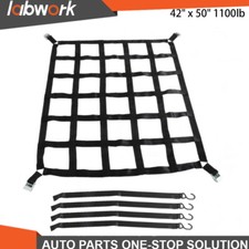Labwork Heavy Duty Cargo Net W/Cam Buckles & S-Hooks For Pickup Trucks 42