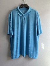 Haggar 1926 Light Blue XL Men’s Short Sleeve Squared Textured picture