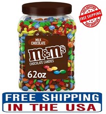 🔥 M&M'S Milk Chocolate Candy 62 oz FRESH Exp 08/2025 picture