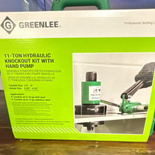 New Greenlee 7306SB 11-Ton Hydraulic Knockout Kit with Hand Pump picture