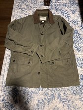 Orvis Chore Coat Jacket Green Mens XL Canvas Utility Barn Quilted Vintage picture