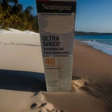 Ultra Sheer Invisible Gel Face Sunscreen SPF 40  1.7 OZ New NIB picture