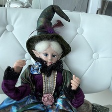 30in Cynthia Rowley Halloween Fantasy Elves Elf/Pixie Collectible Figurine Doll picture