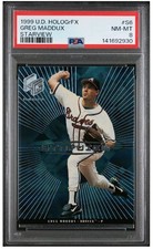 Greg Maddux 1999 Upper Deck HoloGrFX StarView Gold #S6 Atlanta Braves PSA 8 HOF  picture