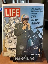 DZ 1971 JOHN GEURTS WILLIE & JOE ARMY Feb 5 LIFE MAGAZINE  picture