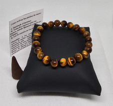 PULSERA DE OJO DE TIGRE / TIGER EYE BRACELET PARA PROTECCIO FORTUNA SUERTE picture