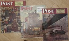 1946 Vintage Saturday Post Sept. 14 +21 + AUG. 17  Magazine * 3 Most Wanted   picture