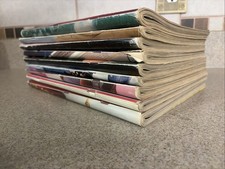 Lot Of Nine (9) Vintage Playboy Magazines W/Centerfolds From 1980 picture