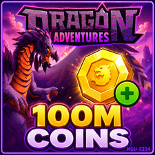 🐲Dragon Adventures Coins | 100M Coins | Fastest Delivery🐲 picture