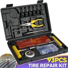93Pc Set Tire Repair Kit Plug Car Truck Motorcycle DIY Flat Puncture Patch Tool picture