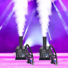 2 Pack LED CO2 Jet Smoke Machine & 6m Hose CO2 Cannon DMX Blaster DJ Disco Stage picture