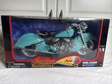 New Ray Die-Cast Indian Motorcycle, 1:6 Scale Die Cast Cruiser, 1998 Scale 1/6 picture