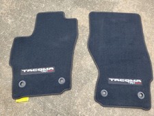 OEM 2024-27 Toyota Tacoma TRD Sport Black Carpet Floor Mats Set of 2 Front picture