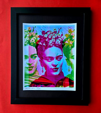 💎ALEXANDER DULAC |  FRIDA KAHLO II Hand Signed Authentic Print Ed of 10 COA picture