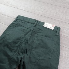 NEW Uniqlo Ultra Stretch Color Jeans Mens Small Dark Green Slim Fit Pants NWT picture