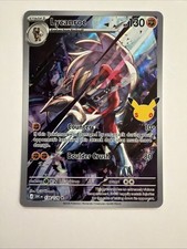 Pokémon 30th Anniversary Lycanroc Special Illustration Rare SIR 138/128 NM FRESH picture