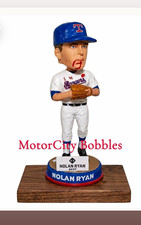 Nolan Ryan Texas Rangers MLB Baseball Bobblehead Figure Bloody Lip picture