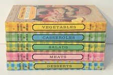 Vintage Favorite Recipes of America Cookbooks Set 5 Hardcover Vintage 1968 picture