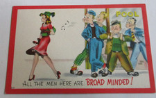 Men are Broad Minded .  Comic/ Vtg Unused picture