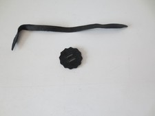 NEW Genuine Harley Davidson OEM Black Leather Rosette With Tie (1) 91913-91 picture