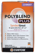 Custom Building Products PolyBlend Plus Sanded Grout 25 lbs picture
