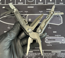 Leatherman Rev Folding Multi-Tool Knife Plier USED BOD 0921 Carry Clip VGUC picture