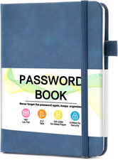 Password Keeper Book with Alphabetical Tabs,4.3