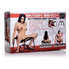 LoveBotz Banging Bench Extreme Sex Stool  w/ strap-on Harness Dildo Compatible picture