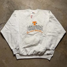 NWT Vintage 1998 Tennessee Volunteers National Champions Crewneck Men’s XXL Gray picture