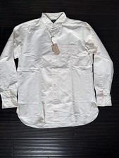 BNWT Drake’s Oxford Cotton Cloth Button-Down Shirt In Pink Size 17 - 43 picture
