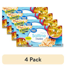 (4 pack) Great Value Saltine Crackers, 16 oz, 4 Count picture