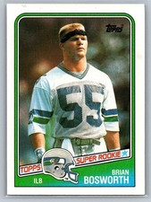 1988 Topps Brian Bosworth #144 Seattle Seahawks picture