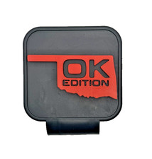 Oklahoma OK Edition Trailer Hitch Cover Plug 2