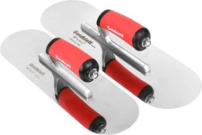 Goldblatt 2pcs Stainless Steel Trowel Set With Soft Grip Handle Includes 16 NEW picture