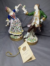 Sampson Pair Man and Woman Figurines France 1890 Porcelain picture