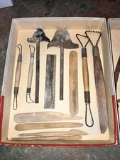 Vintage Pottery Sculpting Modeling Tools Clay Ceramic Lot 23 Pieces picture