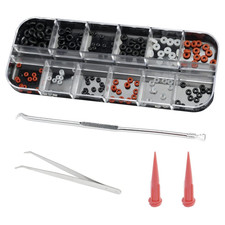 144Pcs Rubber O Ring Assortment Kits 12 Sizes Made of Nitrile Rubber NBR Replace picture