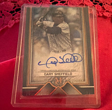 Topps 2023 Museum Collection Archival Autographs Gary Sheffield AA-GS /199 picture