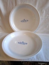 Set of 2 VTG Pyrex Corning Ware Blue Cornflower P-309 Size 9