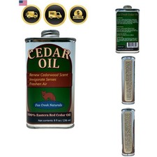 8oz Cedar Oil Can - Essential Eastern Red Cedar Wood Juniperus Virginiana Oil - picture