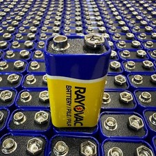 300 Pack Zinc-Carbon 9 Volt Batteries 0% Mercury 9V Heavy Duty 6F22 - HUGE SALE picture