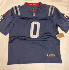 Christian Gonzalez #0 New England Patriots Football Jersey Full Size NEW picture