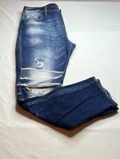 Akoo Brand Mens Multi Design Blue Jeans Sz 36 picture
