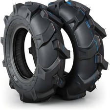 2pack 4.80-8 4.00-8 Rear Tine Rototiller Tiller Tire 4PR Tube Type 4.80/4.00-8  picture