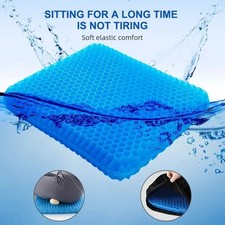 Breathable Gel Seat Cushion Honeycomb Chair Pad Office Car Wheelchair picture