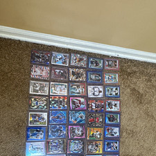 HUGE 65 Card NFL Lot. Colors, Rookies, Inserts All cards top loaded. picture
