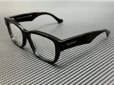 GUCCI GG1428O 004 Black Men's Medium 55 mm Eyeglasses picture