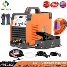 200A 220V HF Aluminum Tig Welder AC/DC Pulse MMA  TIG Welding Machine&Foot Pedal picture