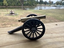 Vintage PENNCRAFT Miniature Cannon Cast Iron Brass Barrel Mt Penn PA picture